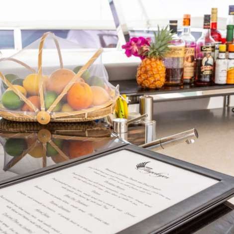 Food onboard ANGELEYES # 1