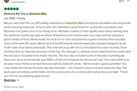 Review img # 3 of the yacht Bavarian Bliss