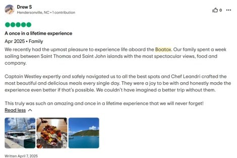 Review img # 2 of the yacht Boatox