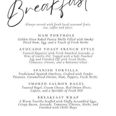 Food onboard DEBORAH ANNE # 1