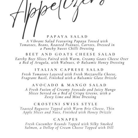 Food onboard DEBORAH ANNE # 5