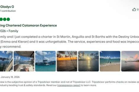 Review img # 2 of the yacht Destiny Unbound