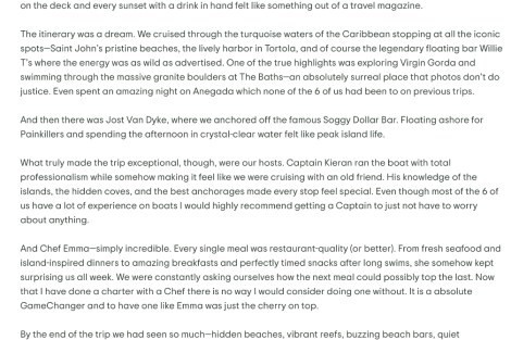 Review img # 1 of the yacht Destiny Unbound