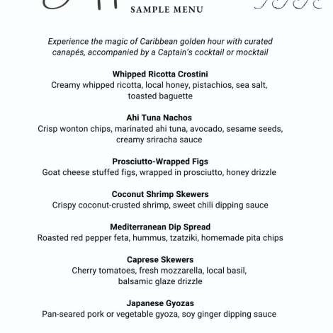 Food onboard Elysian # 3