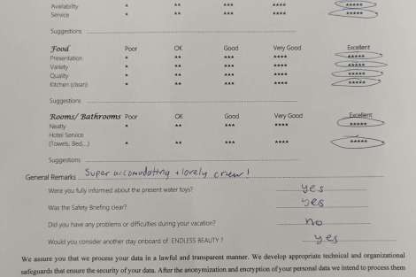 Review img # 32 of the yacht ENDLESS BEAUTY