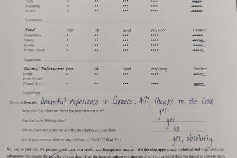 Review img # 34 of the yacht ENDLESS BEAUTY