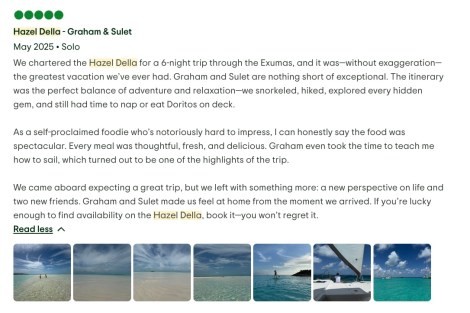 Review img # 4 of the yacht Hazel Della