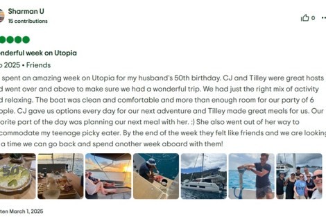 Review img # 2 of the yacht Morning Star