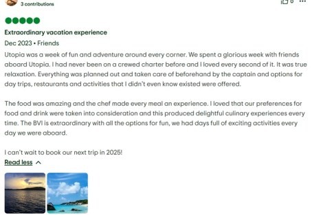 Review img # 24 of the yacht Morning Star