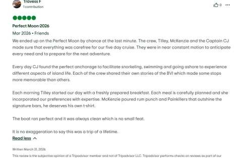 Review img # 1 of the yacht Perfect Moon