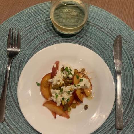 Food onboard Simone V # 1