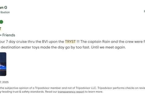 Review img # 13 of the yacht Tryst