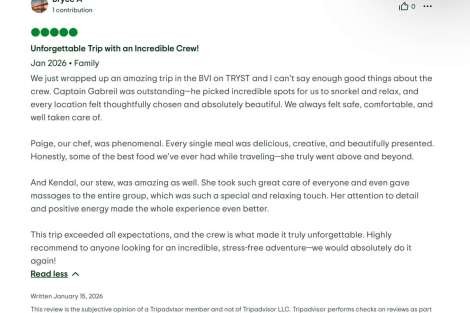 Review img # 2 of the yacht Tryst