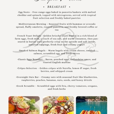Food onboard Tupelo Honey # 2